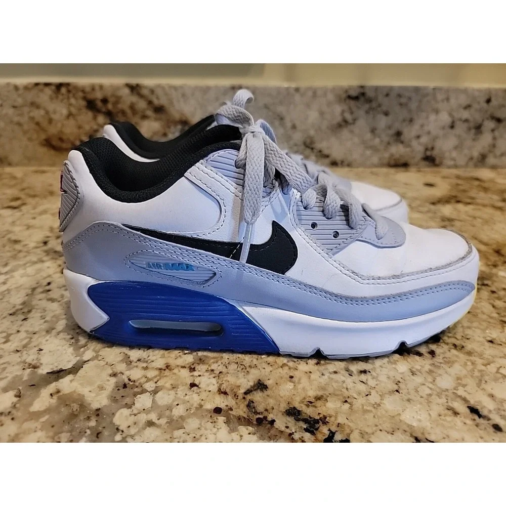 Nike Air Max 90 LTR Womens Size 7/Kids 5.5Y Blue Whisper Royal Pink DV3607-101